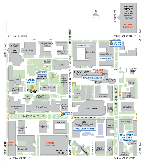 Event Map for Fall Preview Day 2024