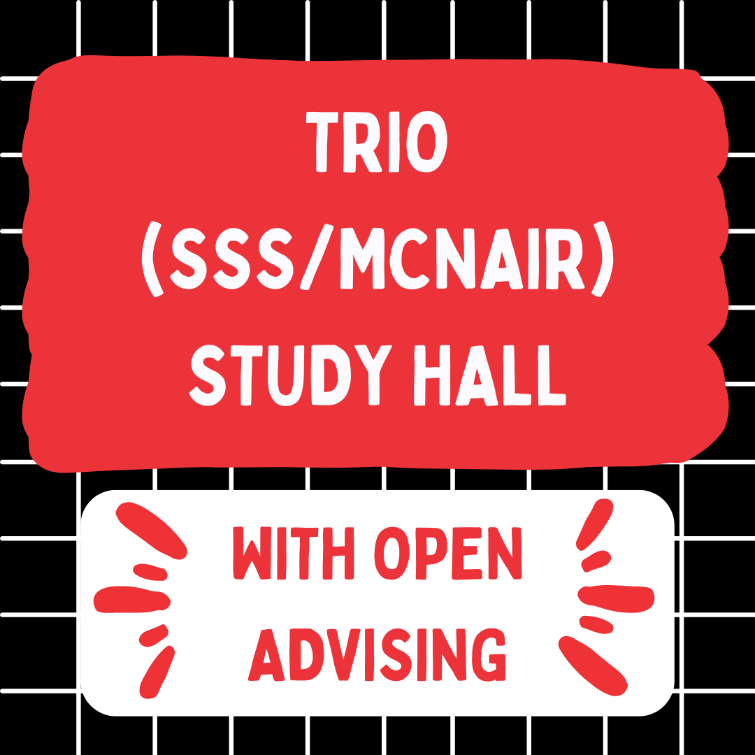 TRIO(SSS) FAFSA Drop-ins Event Flyer