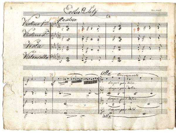 Quartet manuscript