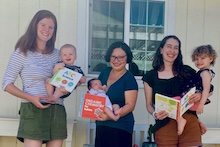 Faculty reading to children