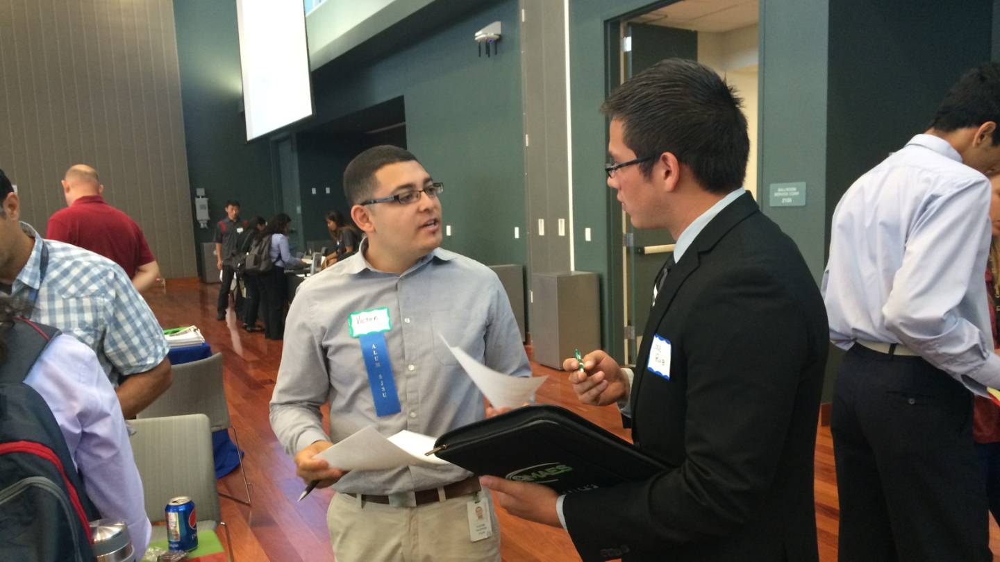 Students at Career Fair