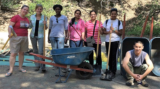 Photo of Graduate Students at Work Day.