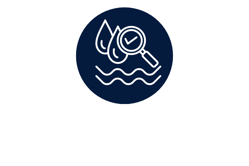 Water quality icon graphic