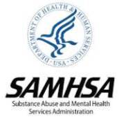 Substance Abuse and Mental Health Services Administration logo