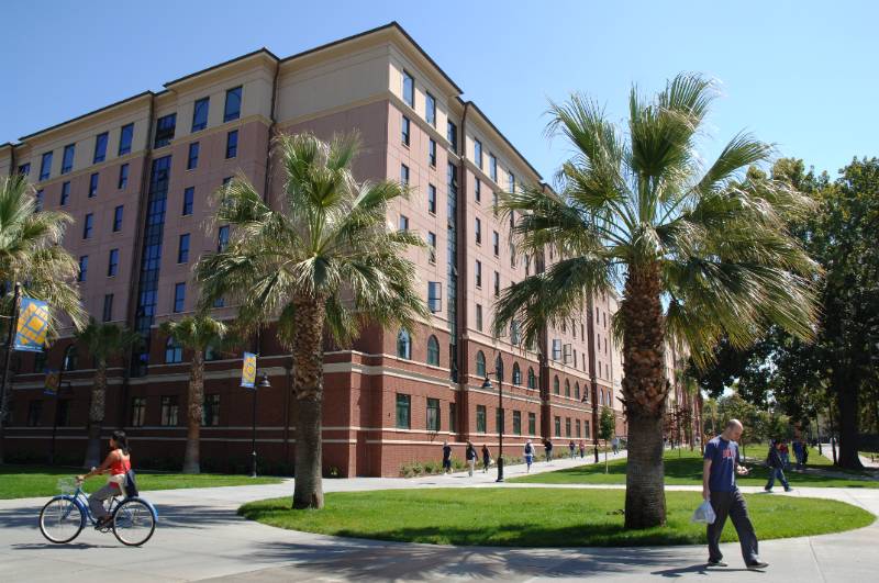 exterior image of campus village building C