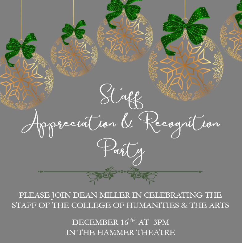 Staff Appreciation Party Flyer