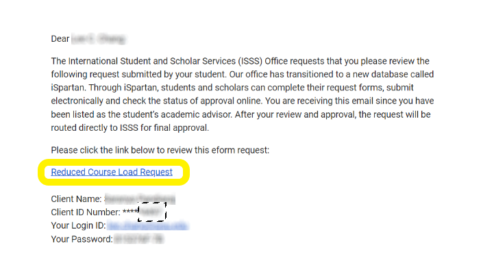 iSpartan eform approval