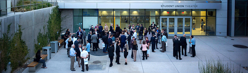 Professional Students gathering at the student union