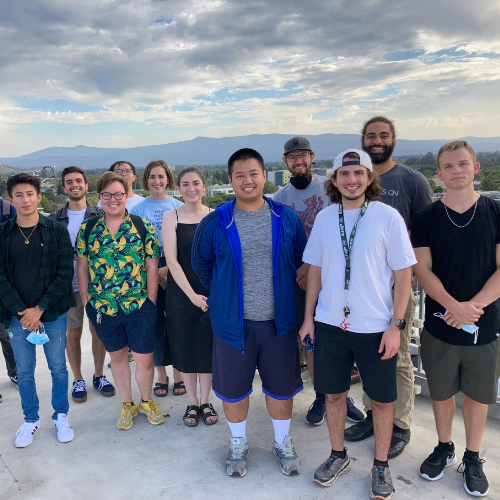 Students on Roof