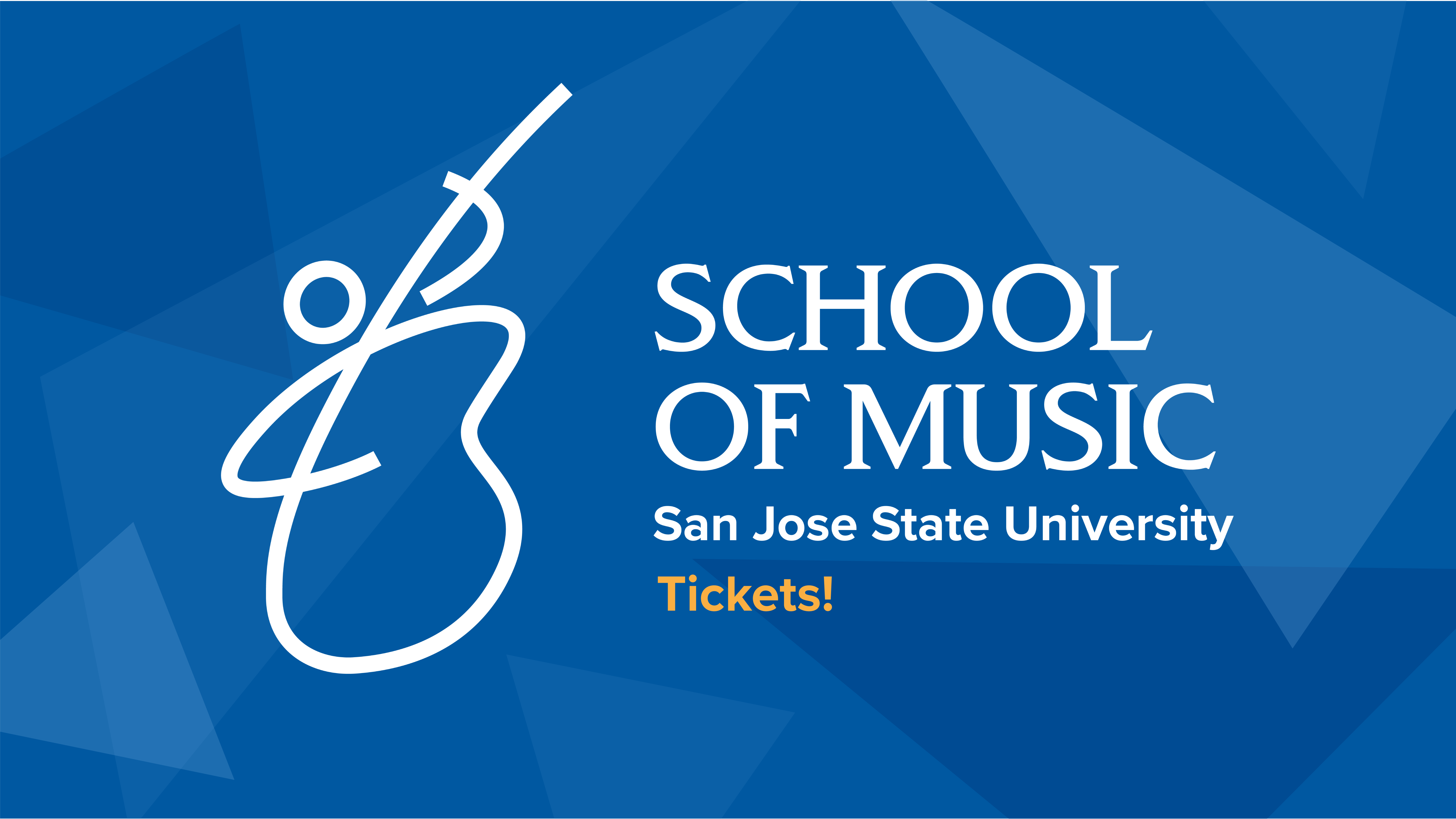 SJSU music tickets banner