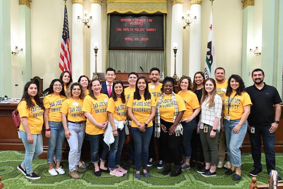 Public Health Students at State Capitol