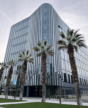 Exterior photograph of the Interdisciplinary Science Building.