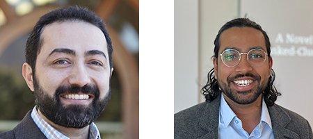 Heashots of Ehsan Khatami and Pranav Seetharaman.