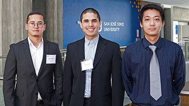 Three business students