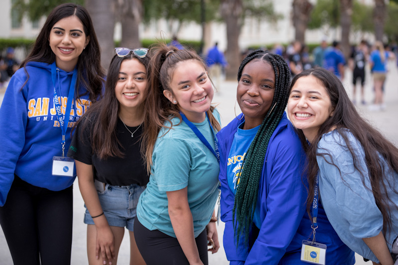 group of sjsu students