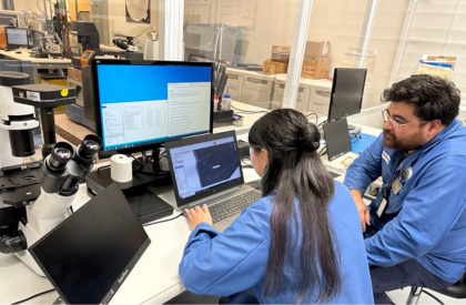 Jabil scholars and SJSU students get a chance to work on hands-on projects at Jabil. Photos courtesy of Heri Herrera.