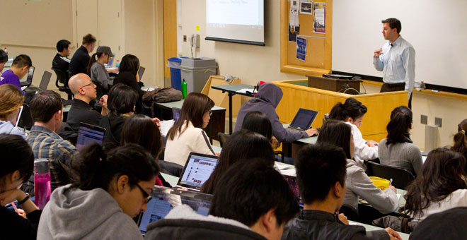 Students in lecture 