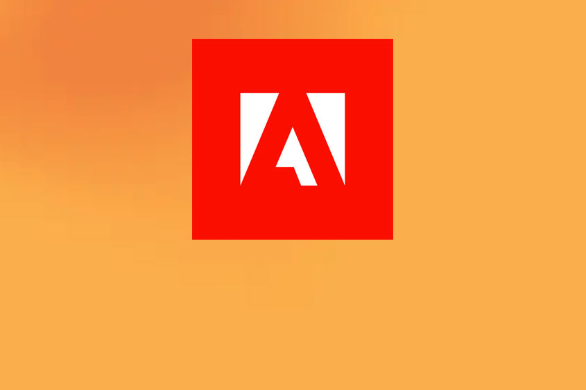 Adobe logo.